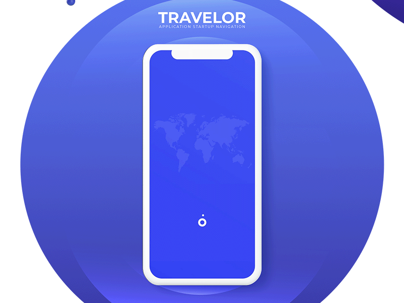 Travelor Mobile App UI Design Animation