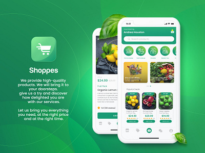 Shoppes IOS Mobile App UI Design app design app ui design ios ios app mobile app ui ui design