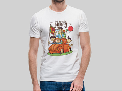 Travel T-Shirts Design & Illustration  - Find Joy in the Journey