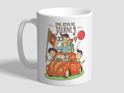 Mug Design illustration illustrator mug mug design mug mockup travel vector vector artwork