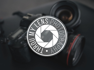 Throu My Lens Photography branding logo
