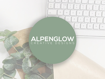 Alpenglow Creative Designs brand identity branding design logo logo design
