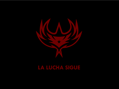 La Lucha Sigue branding chile design flat icon illustration illustrator minimal vector