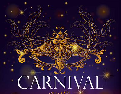 carnival mask vector illustration design festival illustration invitation logo vector