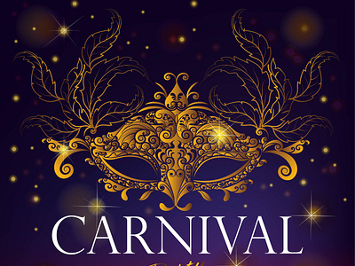 carnival mask  vector illustration