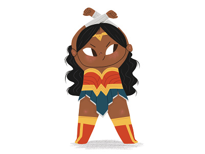 Wonder Woman girl power illustration wonder woman