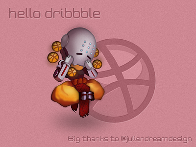 Hello Dribbble ! character debut first firstshot hello illustration overwatch shot videogame zenyatta