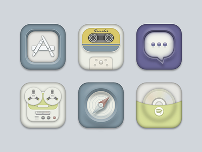 iOS icons #1 appstore before icon icons ios iphone message music safari theme vector video
