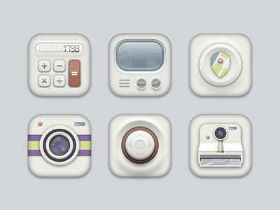 iOS icons #2 before calculator camera gamecenter icons iconset ios iphone maps theme video videogame