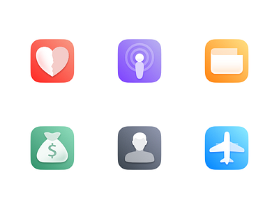 Icons for an iOS icon pack #4