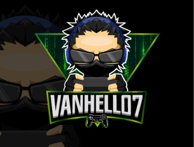 Streamer Gaming Logo - Vanhell07