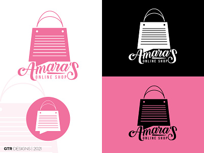 AMARA'S Online Shop Logo Design