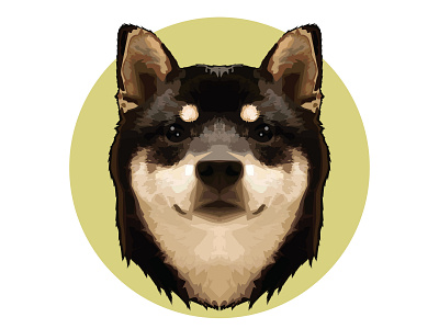 Shiba Inu Vexel Art animal art dog illustration shibainu