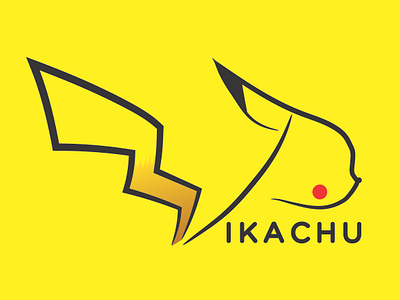 Pikachu Logo Concept logo pikachu pokemon yellow