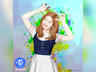 Da Hyun Vector da hyun fancy jyp korean kpop twice