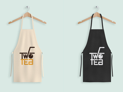 TwoTea_Logo3 branding logo milktea mockup