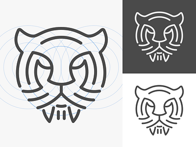 Sabertooth Brandmark brandmark lion logo sabertooth tiger vector