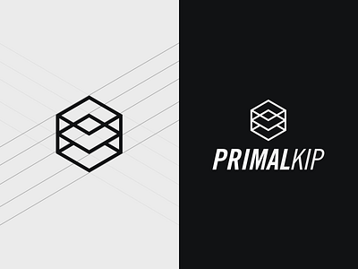Primalkip Logo brandmark crossfit fitness logo vector wordmark
