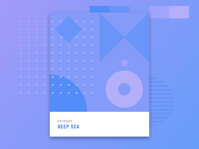 Colors Study - Deep Sea abstract art blue brand branding color identity illustration mood purple