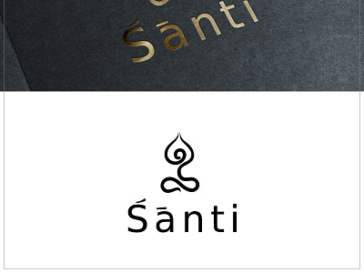 Santi-Logo logodesign logotype santi yoga