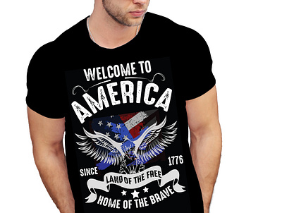 AMERICA T-SHIRTS DESIGN. design icon illustration t shirt t shirt design t shirt mockup ui vector web website