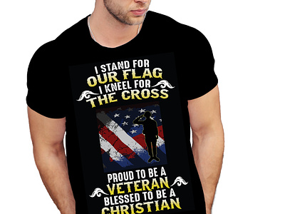 American Veteran T-shirt Design.