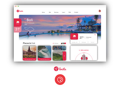 locate ( Travel web concept )