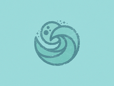 Tides badge badgedesign design drawing illustration moon nature spot tides vector water waves