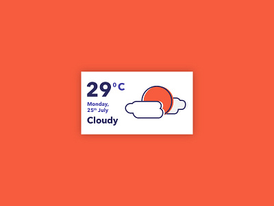 Weather - Daily Ui 037 card daily ui ui weather