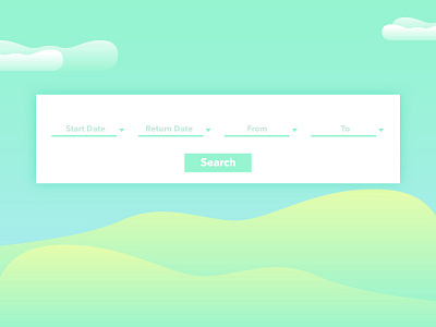 Flight Search - Daily Ui 068 daily ui search ui