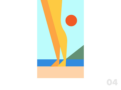 Beach - Vectober 04 beach summer vectober vector