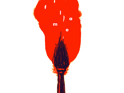 Flame experiment fire kyle brush photoshop