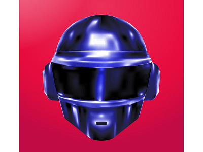 Daft Punk - Thomas alive daft punk edm gradeint gradient illustrator mesh starboy vectober vector