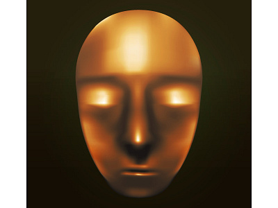 Stasis bronze face gradient illustrator light mesh sleep vectober vector