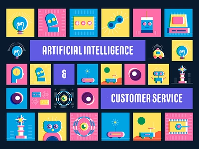 Infographics on Artificial Intelligence & Customer Service artificial intelligence blog customer service customer support freshdesk freshworks illustration infographics machine learning timeline