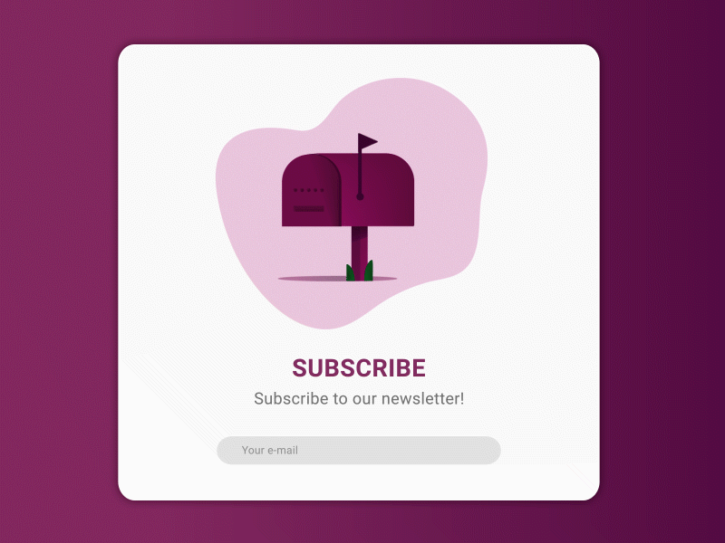 Mailbox aftereffect animation app app animation design graphicdesign illustration illustrator inbound mailbox message newsletter newsletter design ui ux uxui vector web webdesign website
