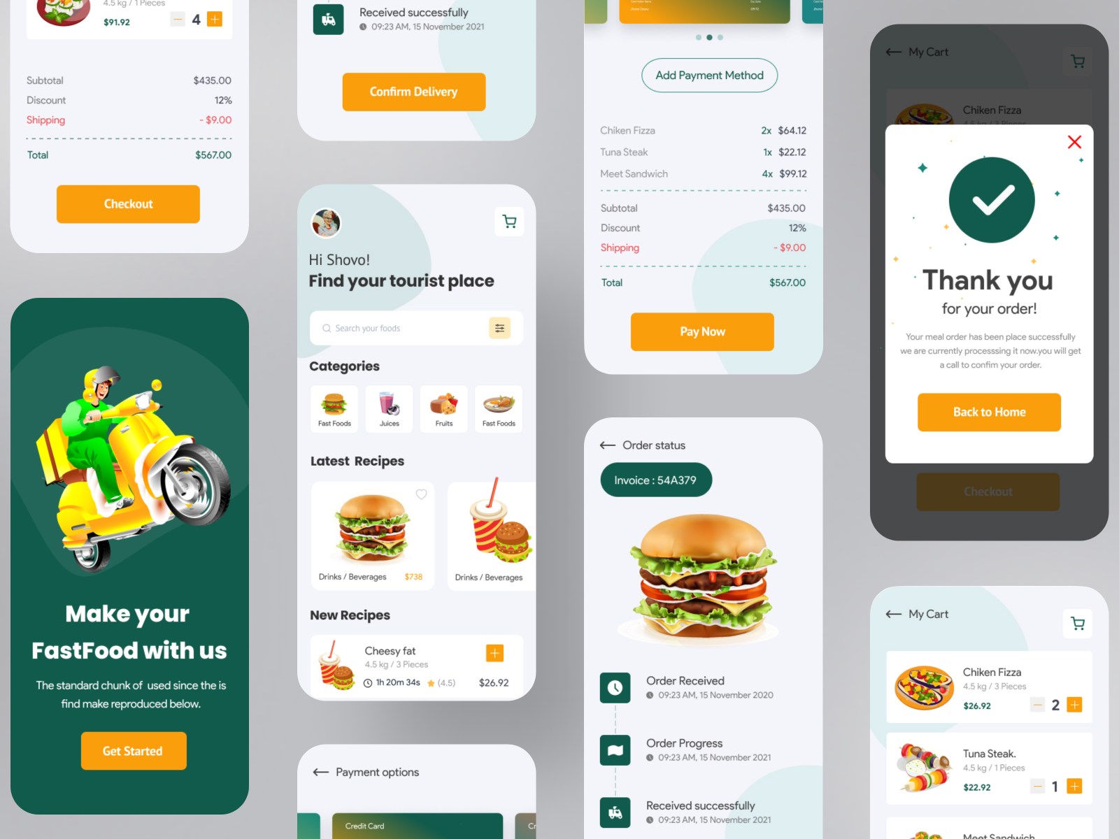 food-delivery-ios-app-ui-psd-and-figma-template-gambaran