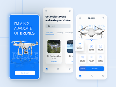 Drone App Ui design