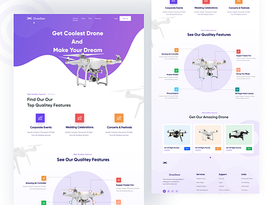 Drone Store Website all creativepeoples debut shot drone app drone landing page drone logo drone mobile app drone web drone website ecommerce ecommerce design mobile mobile ui online shop product landing page product page product website uiux webdesign