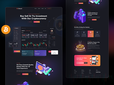 Cryptocurrency Landing Page Exploration