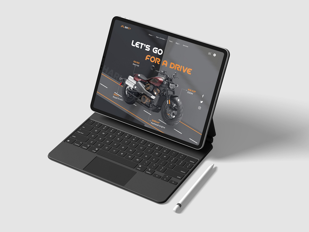 Harley Davidson Website Concept by CreativePeoples on Dribbble