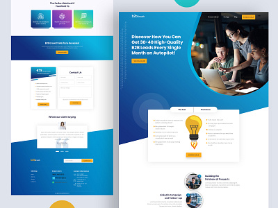 b2b growth website design