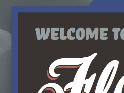 Hand-Painted Sign typekit bello sign corner store hand-painted web fonts