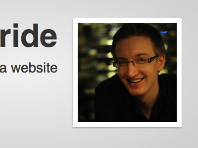 SeanMcB.com - Default theme css3 personal typekit fonts