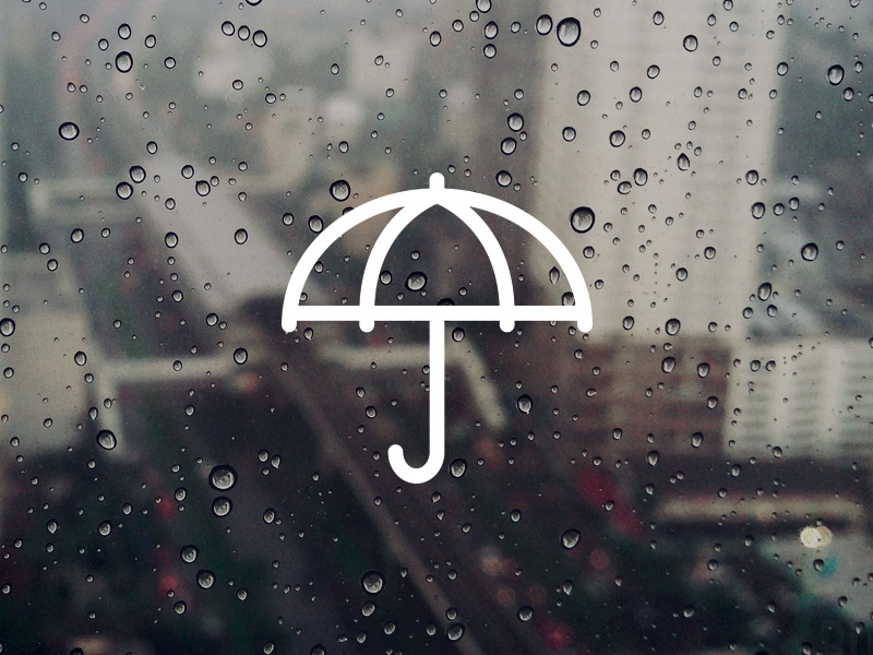 Umbrella Icon by Amir Hamdi on Dribbble