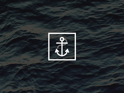 Drop The Anchor Lads! anchor icon icon photo background minimal nautical ocean sea water