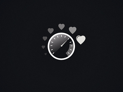 Gotta be a car guy to understand automotive car heart icon minimal motorsport needle race tachometer