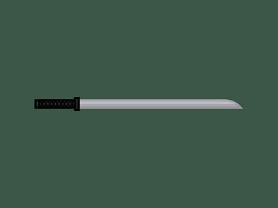 No reaload needed defense flat illustration shadow sword zombie