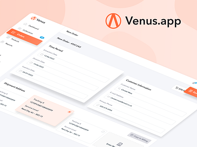 Venus - Collection Platform Dashboard clean dashboard design flat graphs logo typography ui ui design user experience user interface ux ux design web web application webapp website