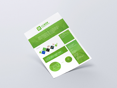 AgBox - Investment Flyer branding design flyer graphic design illustration marketing materials
